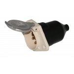 Stekkerdoos Jaeger "S" 7-polig schroef aansluiting PVC incl. stofhoes