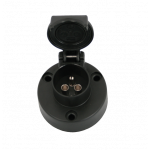 socket Jaeger 3-pole 24V PVC with screw contacts DIN  9680