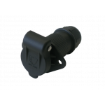 Stekkerdoos Jaeger 3-polig 24V PVC met vlakstekeraansluiting