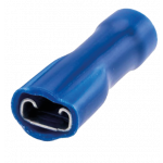Flachsternhülse 1.5-2.5mm² mit Verstärkungshülse blau  4.8x0.8mm pro 100 Stück