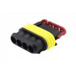 Superseal connector housing for bus contact 4-pole 0.5-1.5mm² per 10 pieces