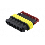 Superseal connector housing for bus contact 6-pole 0.5-1.5mm² per 10 pieces