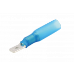 blade terminal with shrinktube 1.5-2.5mm² blue 6. 3x0.8mm 100 pieces
