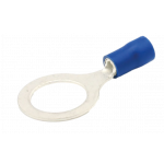 Ringkabelschoen 1.5-2.5mm² blauw Ø 12.0mm met bus per 100 stuks