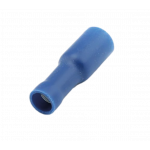 Rondstekerhuls 1.5-2.5mm² met versterkingshuls blauw Ø 5.0mm per 100 stuks