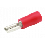 Vlakstekerhuls 0.5-1.5mm² met versterkingshuls rood 2.8x0.5mm per 100 stuks