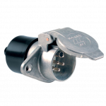 socket Menbers 7-pole 24V type S aluminium with screw contacts ISO 3731