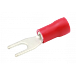 fork terminal 0.5-1.5mm² red Ø 3. 7mm 100 pieces