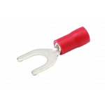 fork terminal 0.5-1.5mm² red Ø 6. 4mm 100 pieces