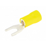 fork terminal 2.5-6. 0mm² yellow Ø 5.3mm 50 pieces