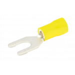fork terminal 2.5-6. 0mm² yellow Ø 6.4mm 50 pieces