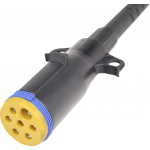 Plug Phillips 7-pin type ''S'' with Weather-Tite™ sealing ISO 1185