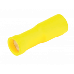 Rondstekerhuls 2.5-6.0mm² met versterkingshuls geel Ø 8.2mm per 50 stuks