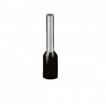 Adereindhuls ''French'' 1.5mm² zwart extra lang (12mm) per 100 stuks