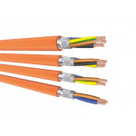 High voltage cable FHLR2GCB2G 2x4mm² per meter