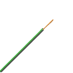 Einzeladerleitung FLRY-B 1mm² schwarz/grün dünnwandig auf spule pro 100 Meter.