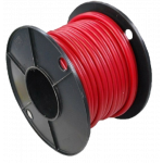 Flexible PVC accu-/startkabel 16mm² rood op haspel per 50 mtr.