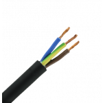 Neopreen kabel 3x10mm neopreen per 50 mtr.