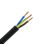 Neopreen kabel 3x4mm² rol per 25 mtr.
