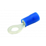 Ringkabelschoen 1.5-2.5mm² met versterkingshuls blauw Ø 4.3mm  per 100 stuks