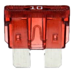Blade fuse Littelfuse 10amp. DIN 72581/3F red 50 pieces