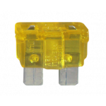 Blade fuse 20amp. DIN 72581/3F yellow 50 pieces